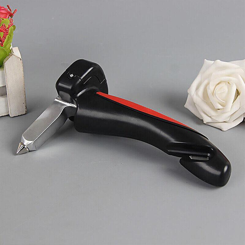 Car Door Handle Disability Elderly Standing Aid Cane Glass Breaker Flashlight Au