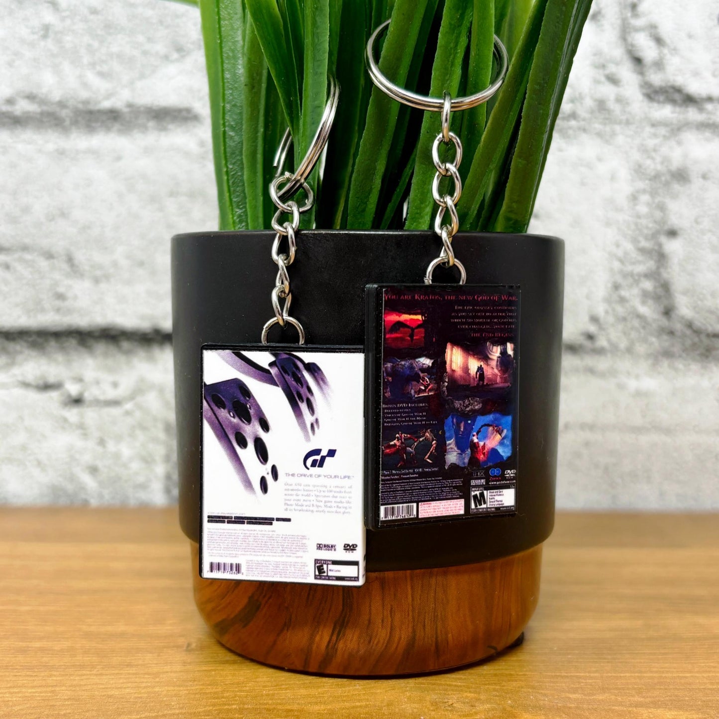 PS2 Game Case Keychains