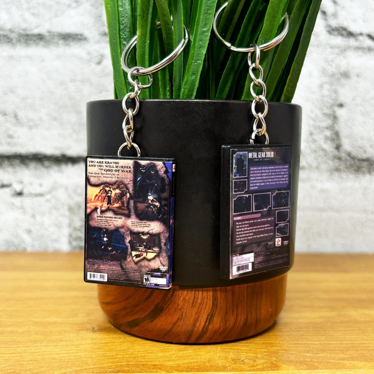 PS2 Game Case Keychains