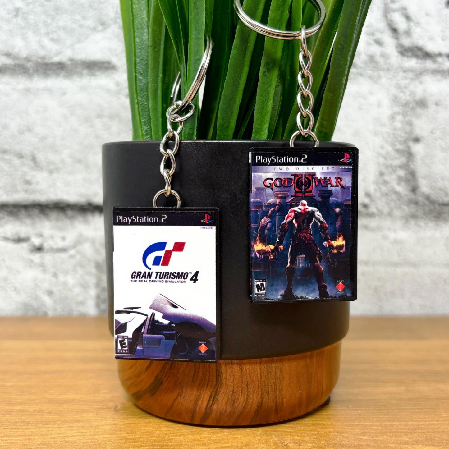 PS2 Game Case Keychains